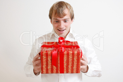 Presenting a gift