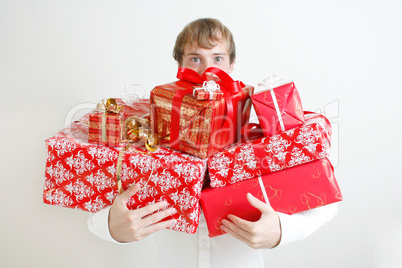 Presenting alot of gifts