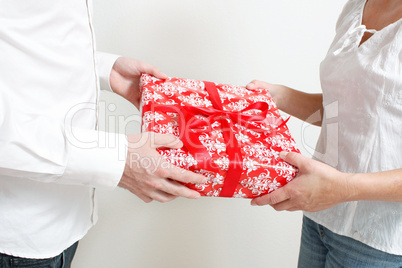 Giving present