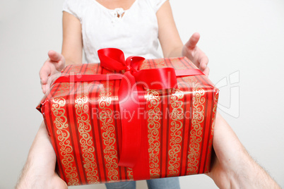 Giving present