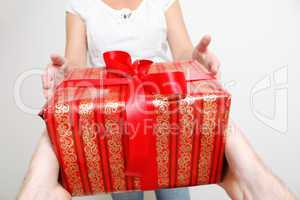 Giving present