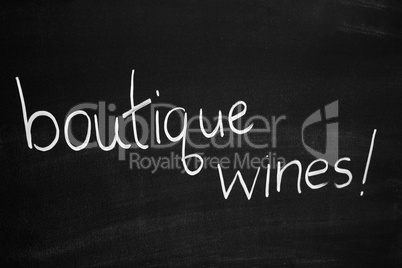 Botique wines