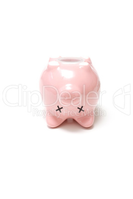 Dead piggy bank