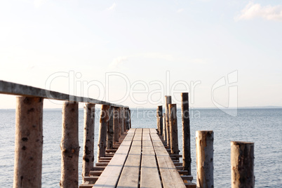 Wooden pier