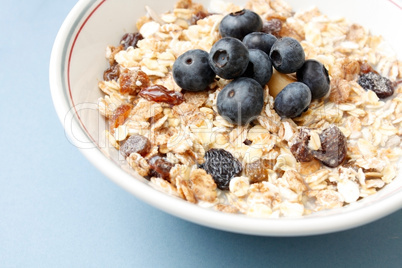 Blueberry muesli