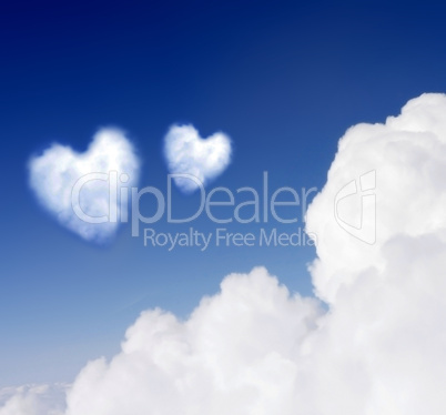 Heartshaped cloud