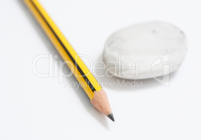 Pencil and rubber