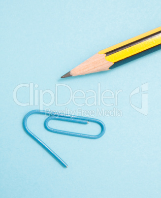 Pencil and clip