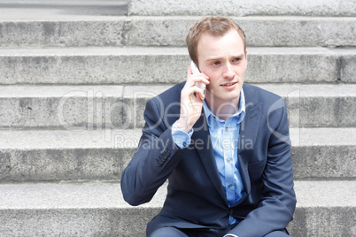 Man on phone