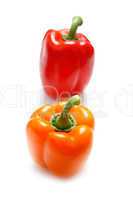 Orange and red pepper