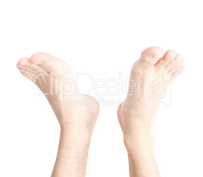 Male feet