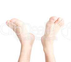 Male feet