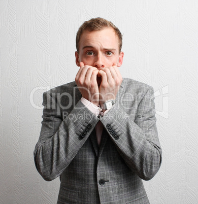 Worried businessman