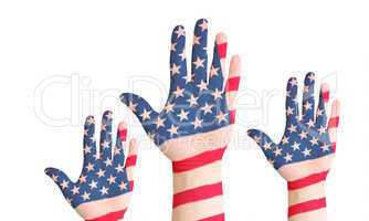 United states raished hands
