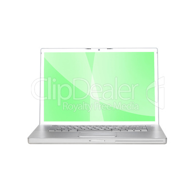 Laptop with background