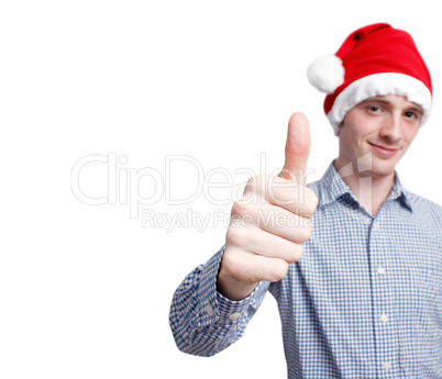 Thumbs up santa