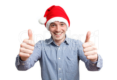 Thumbs up santa