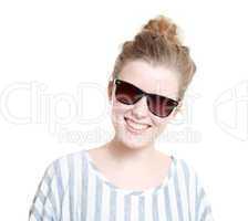 Girl with sunglasses