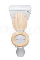 Toilet isolated on white