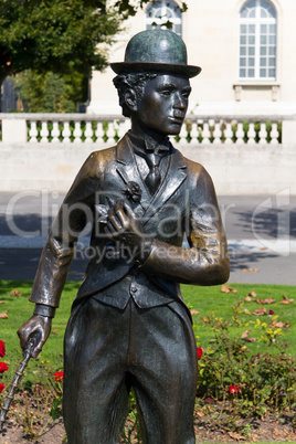 Statue of Charlie Chaplin,Vevey,Switzerland