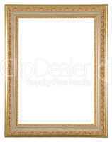 isolated decorative wooden frame