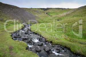 Iceland mountain river