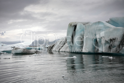 ice rock Iceland sea coast