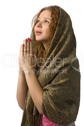 praying woman