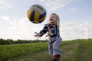 young volleyballer