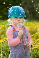 girl with dandelion