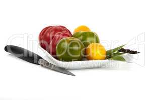 Schale mit frischen Bio Tomaten - Bowl of fresh organic tomatoes