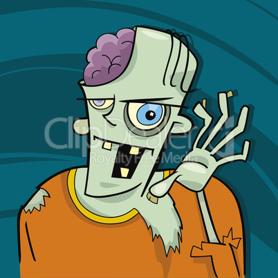 cartoon zombie