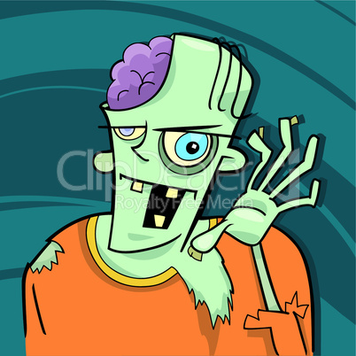 cartoon zombie