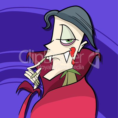 cartoon vampire