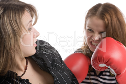 woman fight