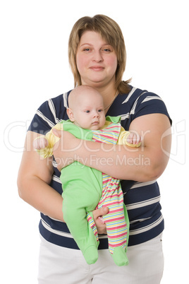 Mother with toddler