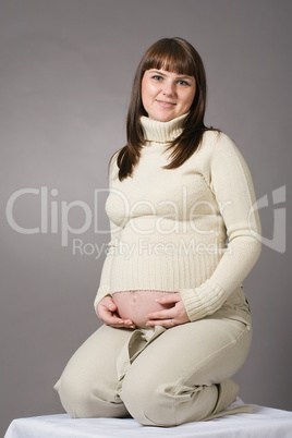 pregnant woman portrait