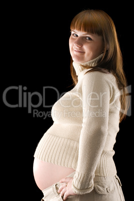 pregnant woman portrait