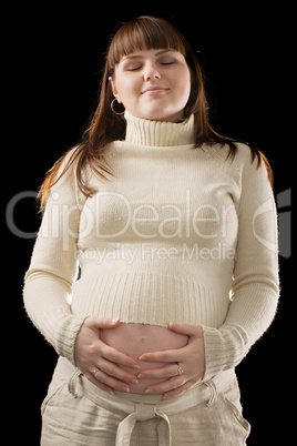 pregnant woman portrait