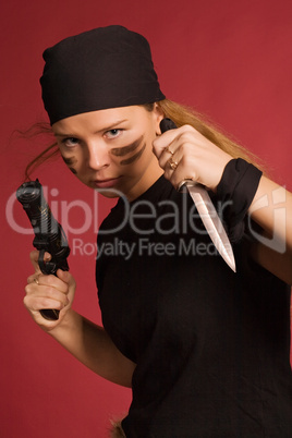 girl in pirate costume