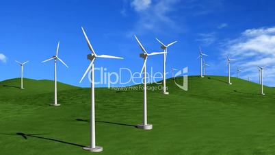 wind turbines