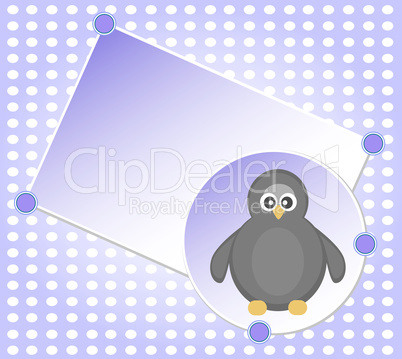 vector Blank template for Christmas greetings card
