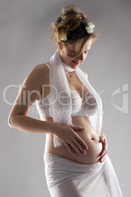 pregnant woman portrait