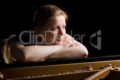 Dreamy pianist