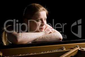 Dreamy pianist