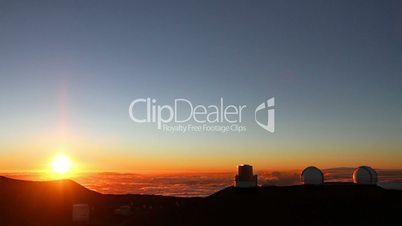 Telescopes and Stars Time Lapse