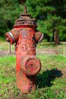 Nostalgischer Hydrant in der Natur