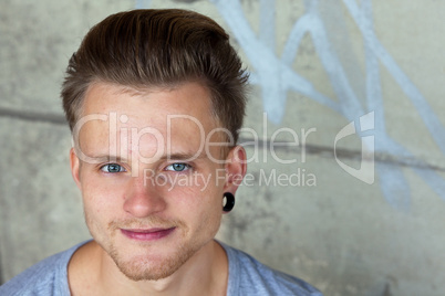 Portrait von einen jungen Mann