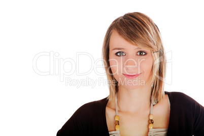 Portrait einer jungen blonden Frau