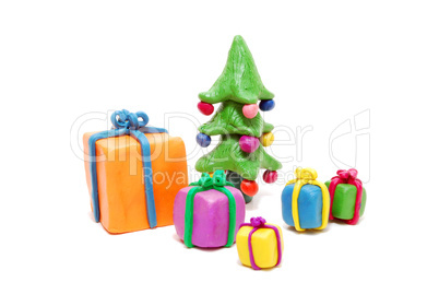 gifts and christmas tree